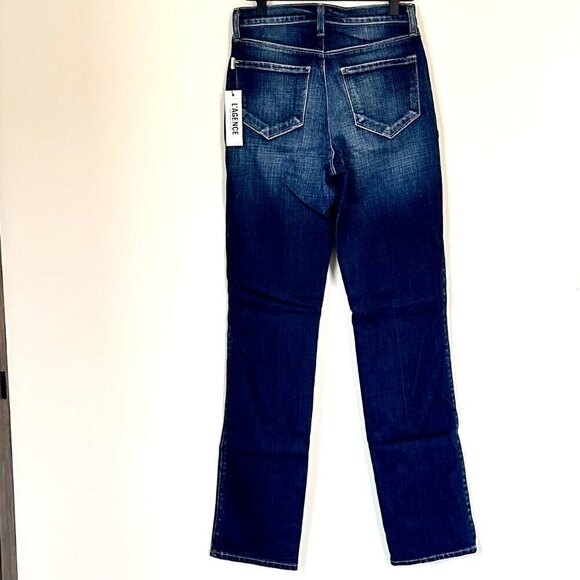 NWT L'AGENCE Dean High Rise Cigarette Straight Jean in Frisco - Size 25 - Picture 7 of 7